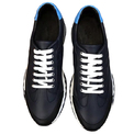 Темно-синие кожаные кроссовки Hermes 25238