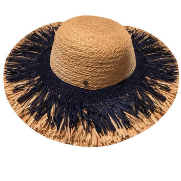 Шляпа с бахромой из соломы 15781