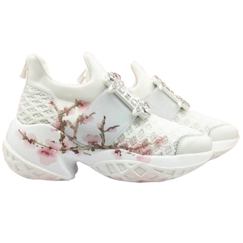 Белые кроссовки “Сакура” Roger Vivier 15808