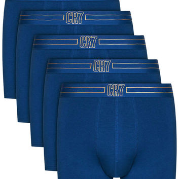 Комплект синих боксеров 5 шт. CR7 Underwear 4554