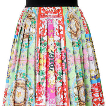 Плиссированная юбка с декором от Versace 31327