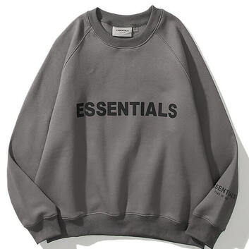 Свитшот унисекс с надписью ESSENTIALS Fear of God 26143